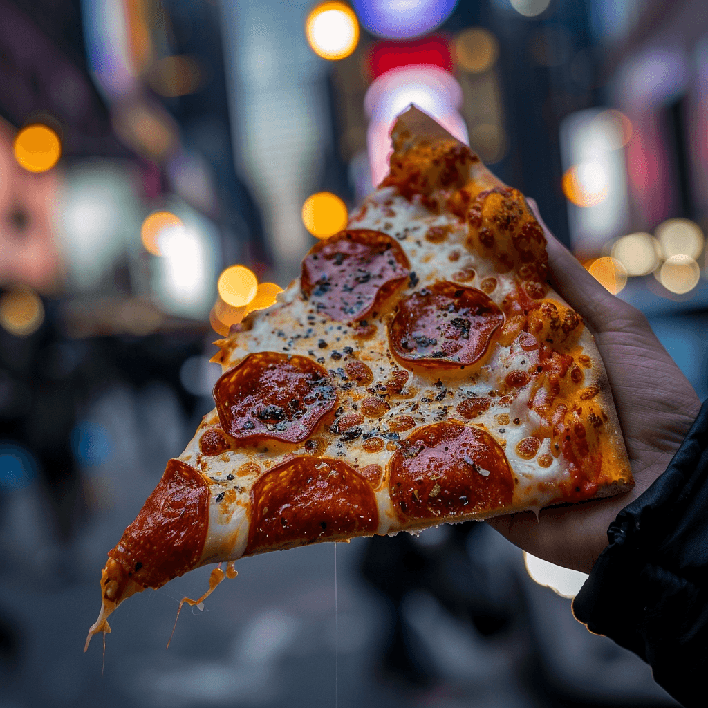 Pizza slices